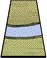 Short section of river with angled ends
