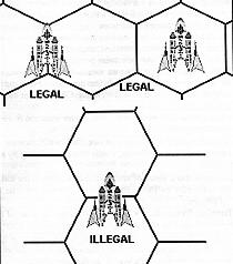 Ship placement on the hexgrid
