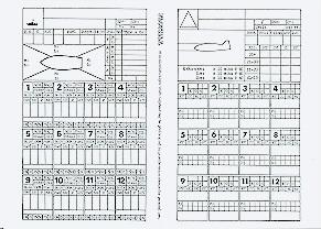 two blank aircraft/light craft displays