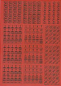 markers sheet